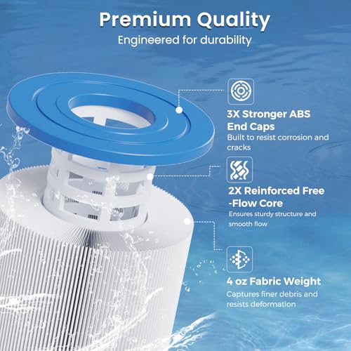 Image of Future Way 4-Pack C4030 Pool Filter Cartridges Replacement for Hayward SwimClear C4030, C4025,C4020, Replace Hayward CX880XRE, Pleatco PA106, Unicel C-7488, 425sq.ft