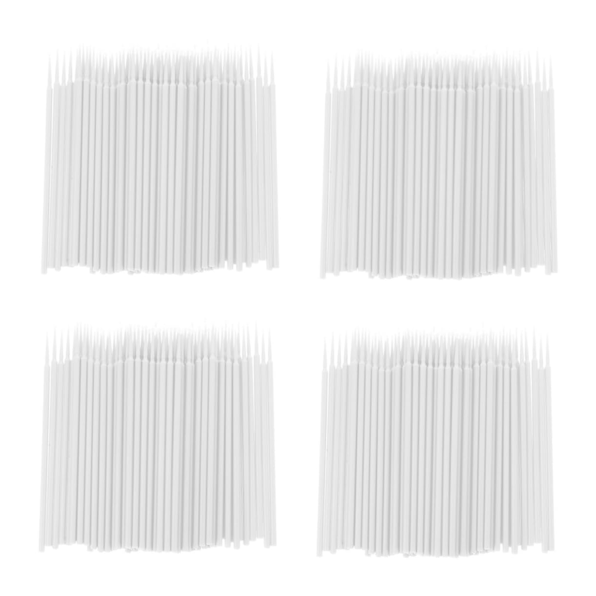 FOMIYES Plastic Injection Molding Lip Wand 4 Pack of Cosmetics Applicator Sticks Sticks Oral Applicators