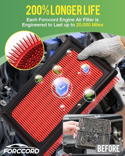 Image of 2-Pack Engine Air Filters for 16-22 Toyota Prius 1.8L, 12-19 Prius C 1.5L