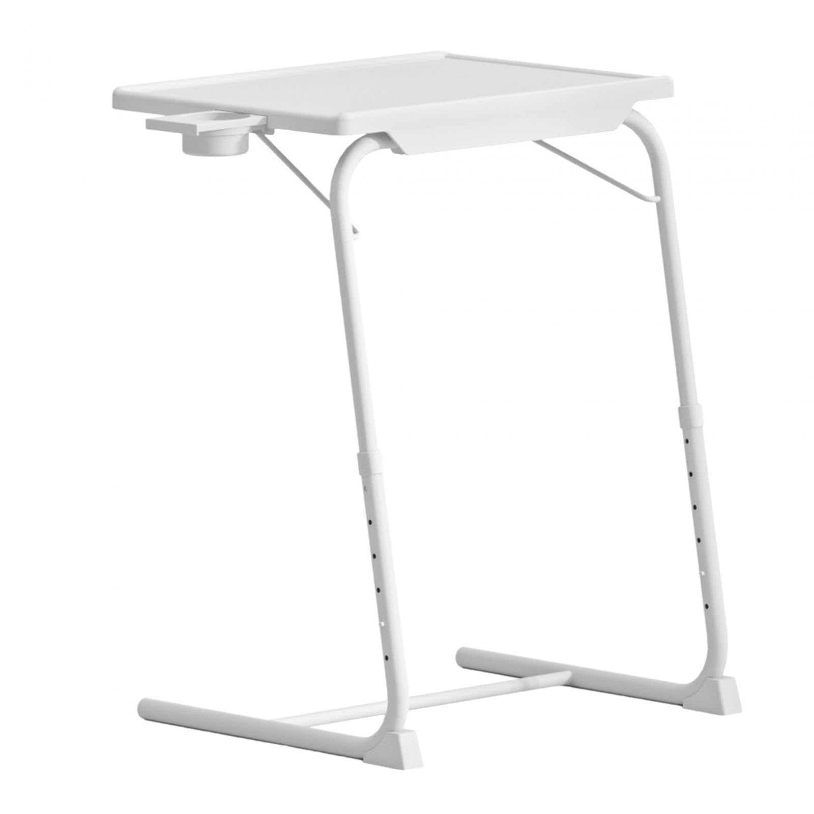 Enakshi® TV Tray Table 3 Tilt Angle Adjustments Folding Computer Desk for Sofa Office White|Home & Garden | Furniture | Tables-image-39