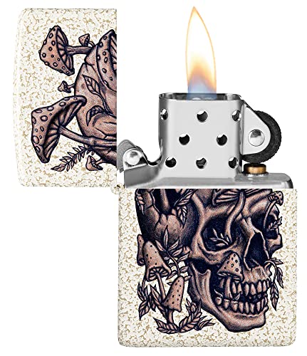 Encendedor Zippo Skullshroom Mercury Glass de bolsillo miniatura 3