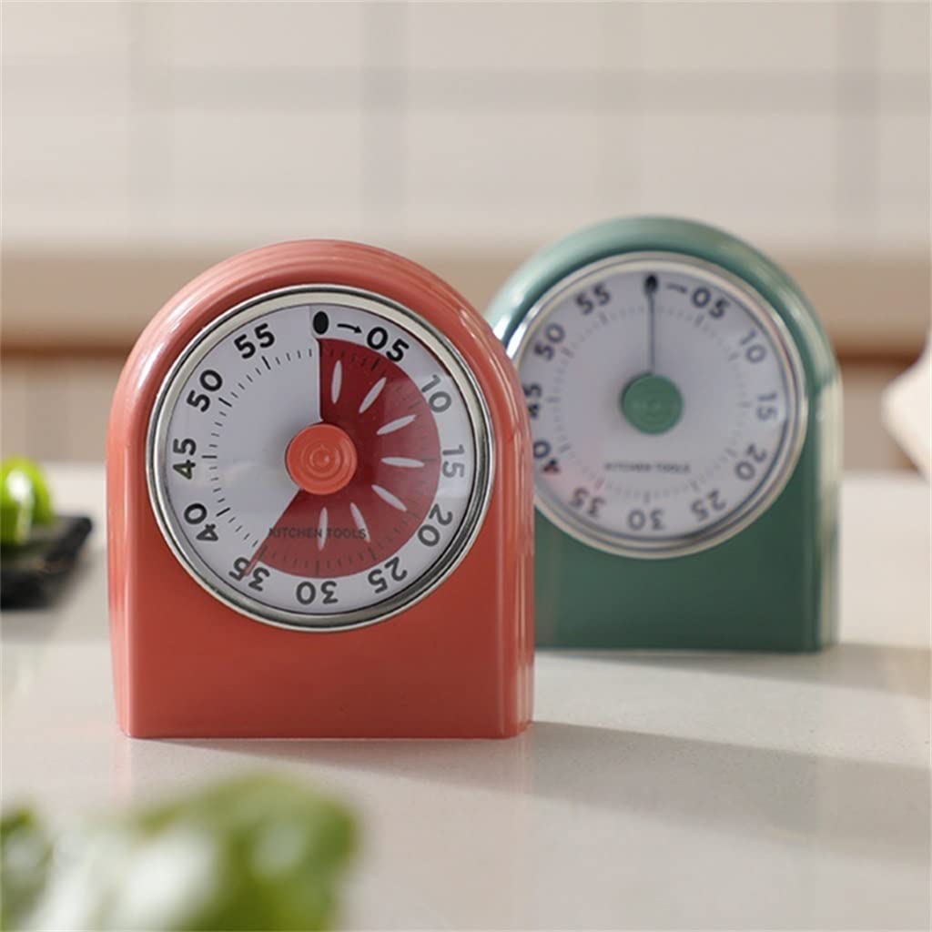 minutnik, 60-minute Kitchen Mechanical Countdown Time Management Tool(Argento)