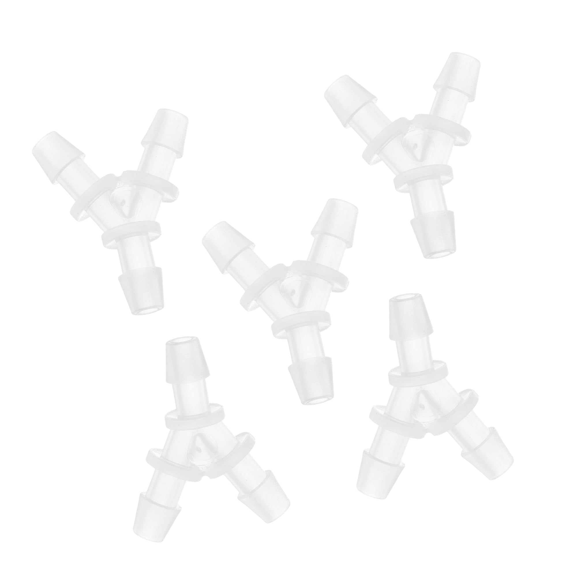 Automotive Vacuum Tubing Connector 7 32 Car Y Shaped 3 Way Vacuum Line Fittings Plastic Translucent 5 Pcs