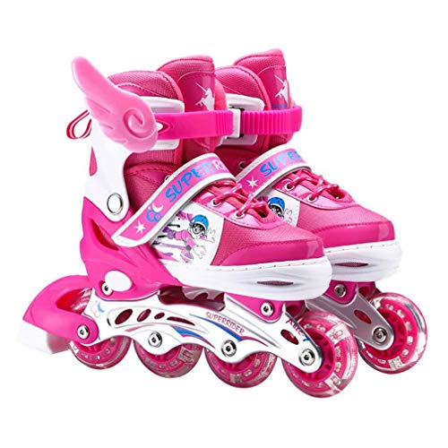Patins en ligne enfants pour sorties au parc avec roues LED et protections