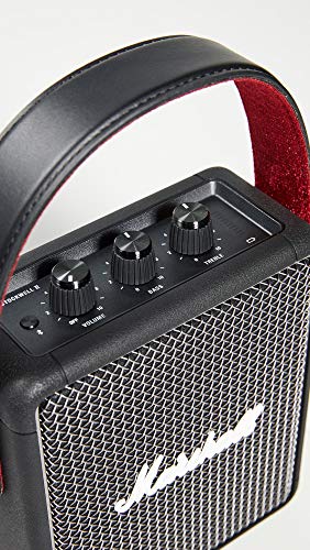 Image of Marshall Stockwell Ii Wireless Bluetooth Portable Speaker (Black), 20 Watts