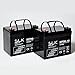 Price comparison product image Pair of 12v 36ah Mobility Scooter Batteries