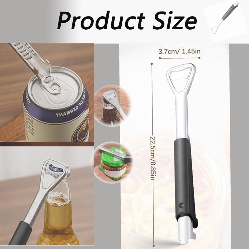 Adjustable Jar Opener for Weak Hands,New Multifunctional Stainless Steel Can Opener,PortableJar Lid Gripper,Manual Lid Gripper Opener,Manual Jar Bottle Cap Opener for Home Kitchen Gadgets