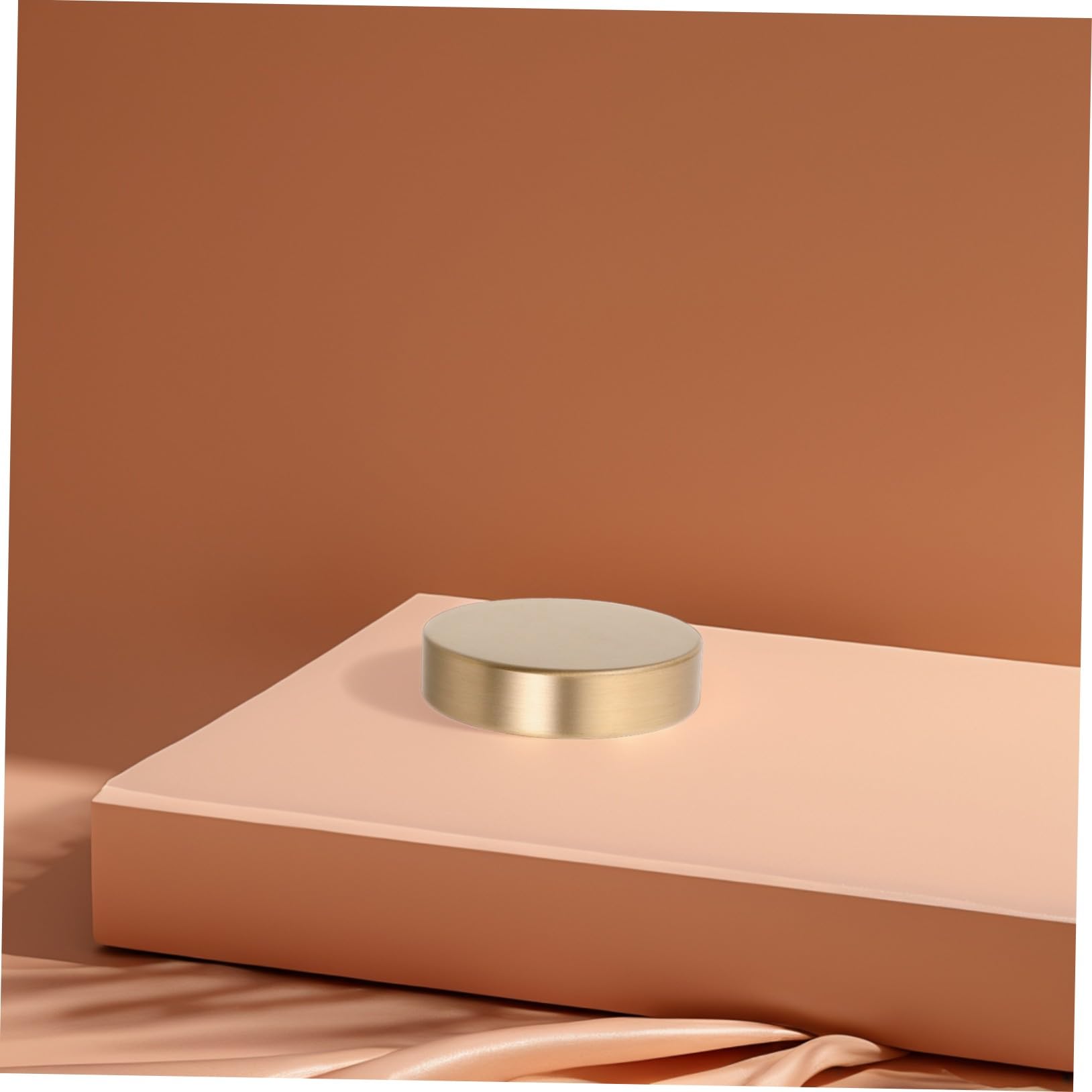Runder Briefbeschwerer aus Messing mit Antikem Design für Schreibtisch