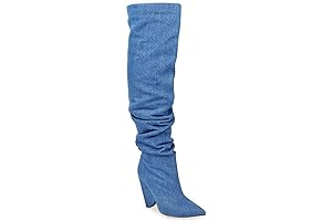 Women's Over The Knee Thigh High Demin Boots
