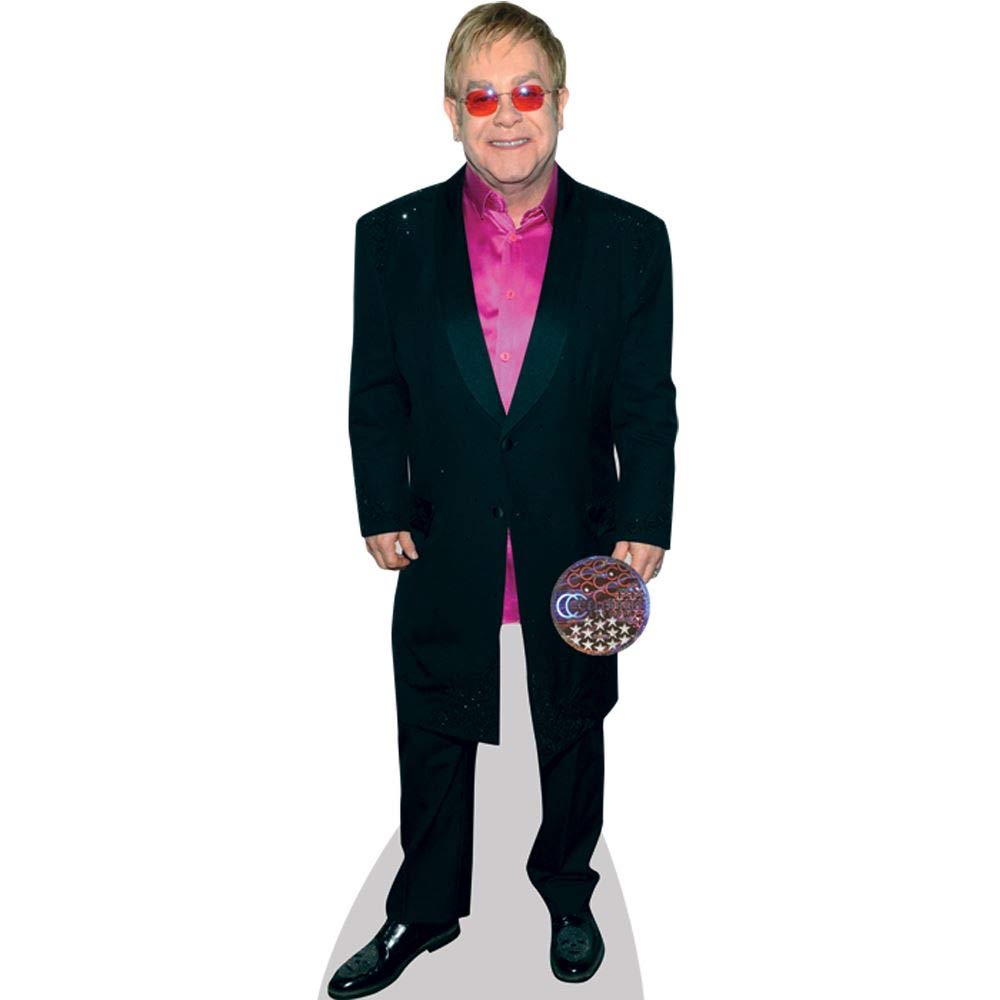 Celebrity Cutouts Mini Size Cutout Elton John (Pink)