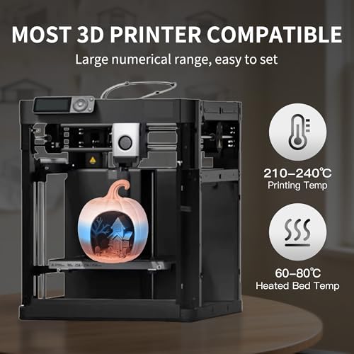 Image of RAMBERY Matte Rainbow 3D Printing Filament Fast Color Change, Multi-Color PLA Filament for Most FDM 3D Printer, 1.75mm 1kg(2.2lbs), Matte Rainbow Blue-Brown