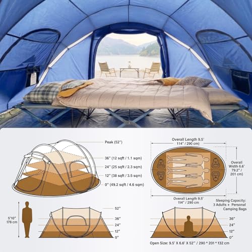 4 Person Easy Pop Up Tent