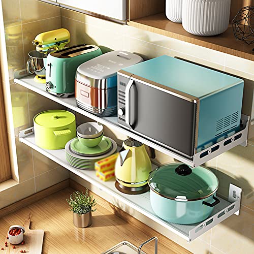 Estante de almacenamiento de cocina en acero inoxidable satinado duradero 8