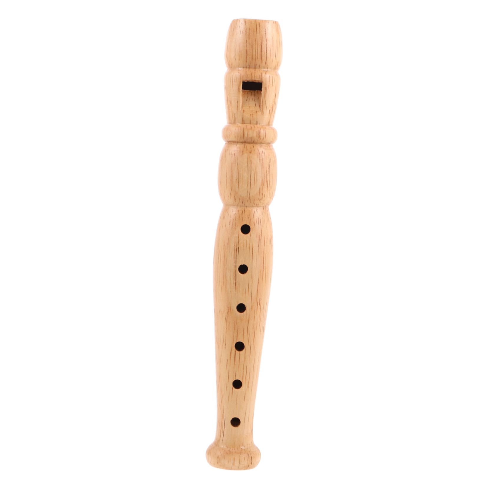 INOOMP Wooden Recorder for Beginner Flute Instrument for Easy to Durable Wood Design for and Outdoor
