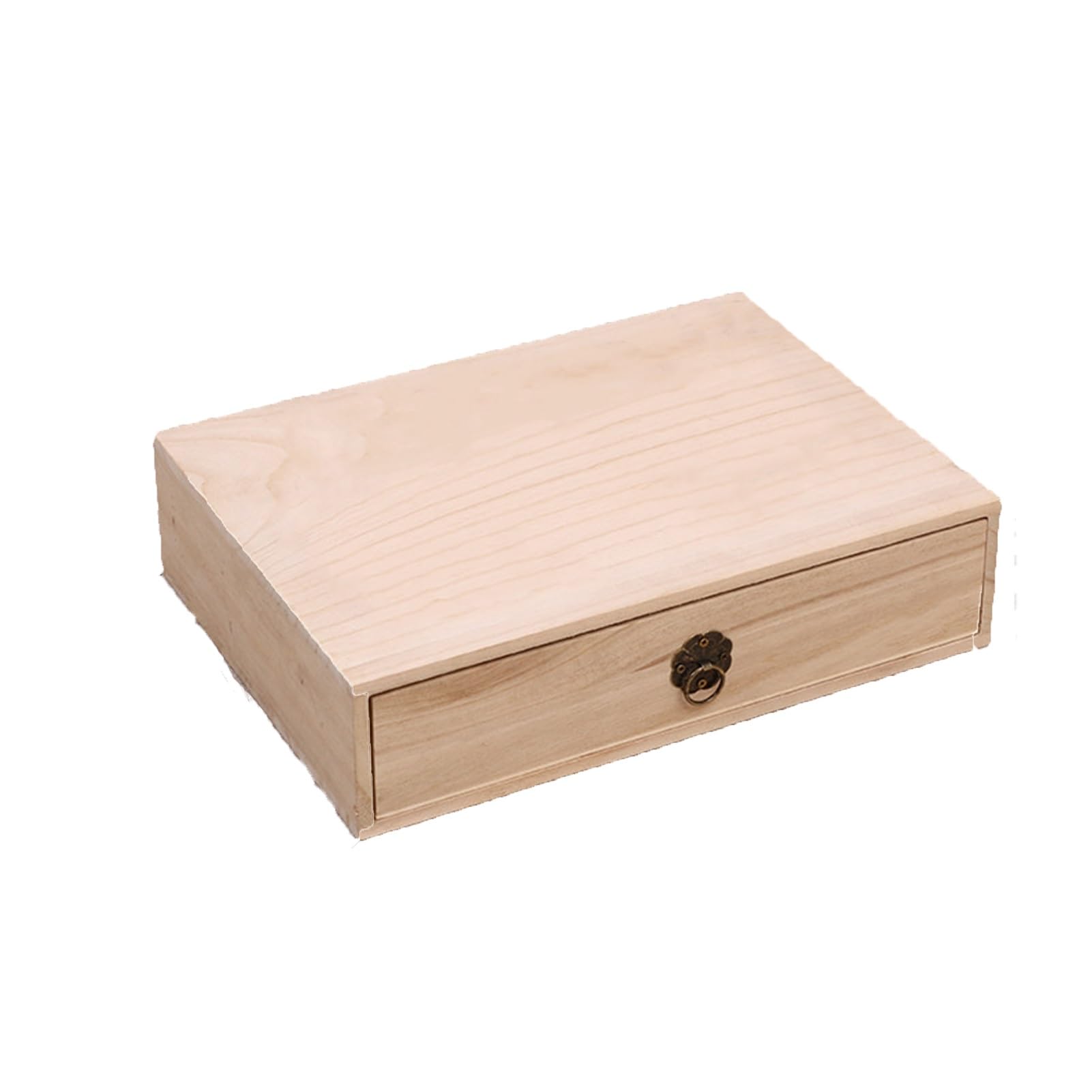 Archivadores De Madera: Organizador De Escritorio con Cajones, Joyero De Sobremesa para Oficina, Caja De Almacenamiento De Encimera para El Hogar O El Trabajo.,40 * 21.5 * 7.5CM