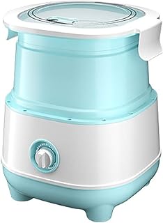 JOMSK Mini Machine à Laver Machine à Laver Pliante Petite Mini Portable Mini Semi-Automatique Laver sous-vêtements et Collants Le Linge (Color : Green, Size : 34x33x40cm)