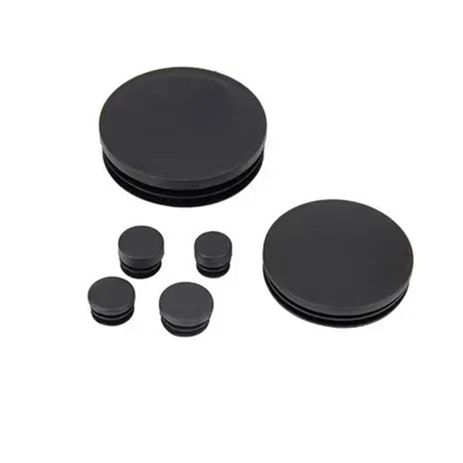 Black Round Pipe Plug 10-60mm Plastic Blanking End Cap Tube Inserts Bung Insert Stopper For Chair Leg For Pipe(Round plug 32mm)