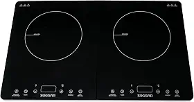 Cooktop Portátil de Indução 2 Zonas 127v Preto