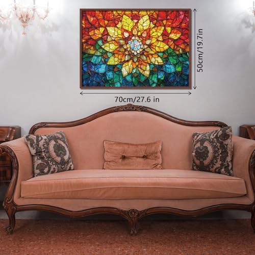 Puzzle Flores Vidrieras 3+ Anos miniatura 6
