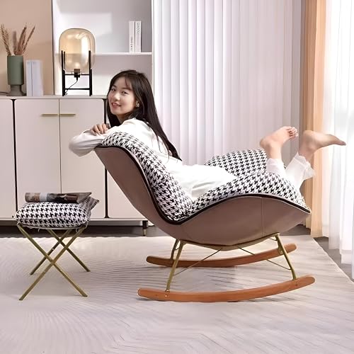 Luxury Nursery Rocking Chair: Ergonomic Glider for Baby & Family