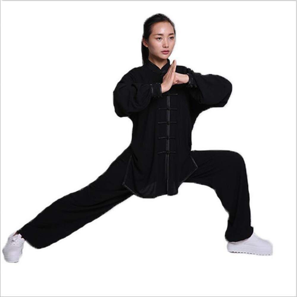 Tai Chi Femme, Vêtements De Tai Chi Pour Femmes Costume Tang Chinois Costumes Nationaux Qi Gong Wing Chun Suit Femmes Costume De Méditation Zen Lin Manches Longues Convient Aux Femmes