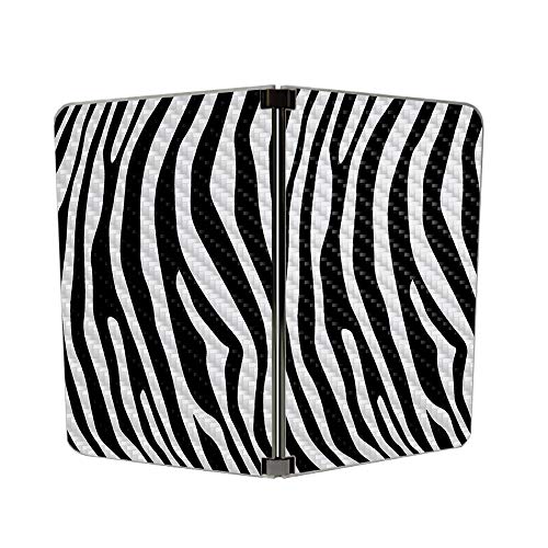 Image of MightySkins Carbon Fiber Skin for Microsoft Surface Duo - Black Zebra | Protective, Durable Textured Carbon Fiber Finish | Easy to Apply, Remove, and Change Styles | Made in The USA