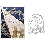 Christmas Families Metal Die Cuts,Nativity Jesus Prayer Cutting Dies Cut Stencils for DIY Scrapbooking Photo Decorative Embossing Paper Dies for Scrapbooking Card Making