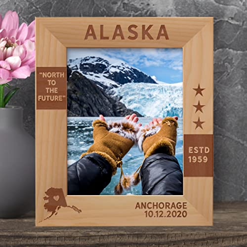 Alaska Personalized Wooden Frame 8