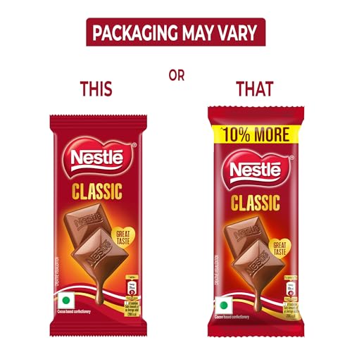 Image of Nestle Classic Choco Bar, Rich & Creamy Milk Treat, 17g