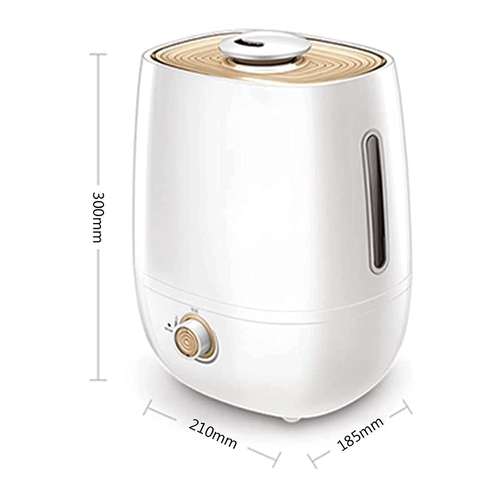 Humidificadores, humidificador ultrasónico neum Fresco de 360 ​​Grados, humidificador de Niebla Fresca, humidificadores for Dormitorio, Apagado automático, humidificador de Aire 5L