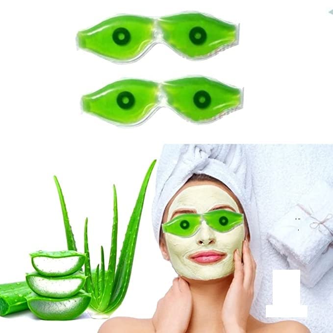 Aloe Vera Cool Gel Eye Mask Summer Ice Cooling Sleeping Mask for Eye