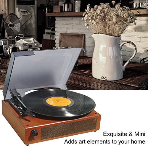 Bluetooth Speaker Retro Phonograph Gramophone Vinyl Record Player Classic Turntable Playback Built-in Stereo Speaker 33… - Les Beatles, Paul McCartney, John Lennon, RIngo Starr, George Harrison Bluetooth Speaker Retro Phonograph Gramophone Vinyl Record Player Classic Turntable Playback Built-in Stereo Speaker 33… – Image 4