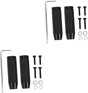 BESPORTBLE 2 Pares De Pedais Traseiros De Bicicleta Pinos De Acrobacias Pinos De Bicicletas Dobráveis Pedais De Acrobacias Pinos De Bicicleta Pedestal De Pedal De Bicicleta Pedestal Liga