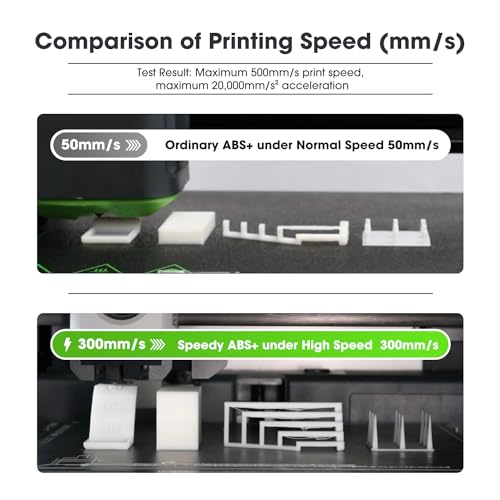Image of eSUN High Speed ABS+ Filament 1.75mm, Excellent Layer Adhesion 3D Printer Filament Speedy ABS Plus for Fast Printing, 1KG Spool (2.2 LBS) 3D Printing Filament for 3D Printers, Orange