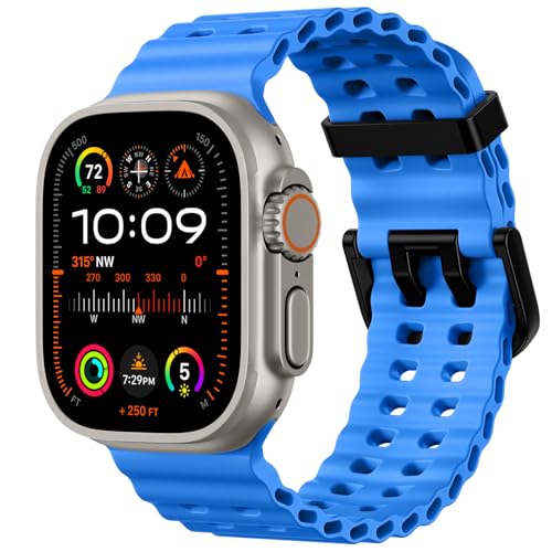 Odbeai Ocean band Compatible with Apple Watch Ultra 49/46/45/44/42mm Men