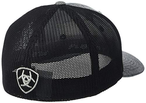 Ariat Men's Box Logo Snapback Cap Gray Size L/Xl R Us #TOP1