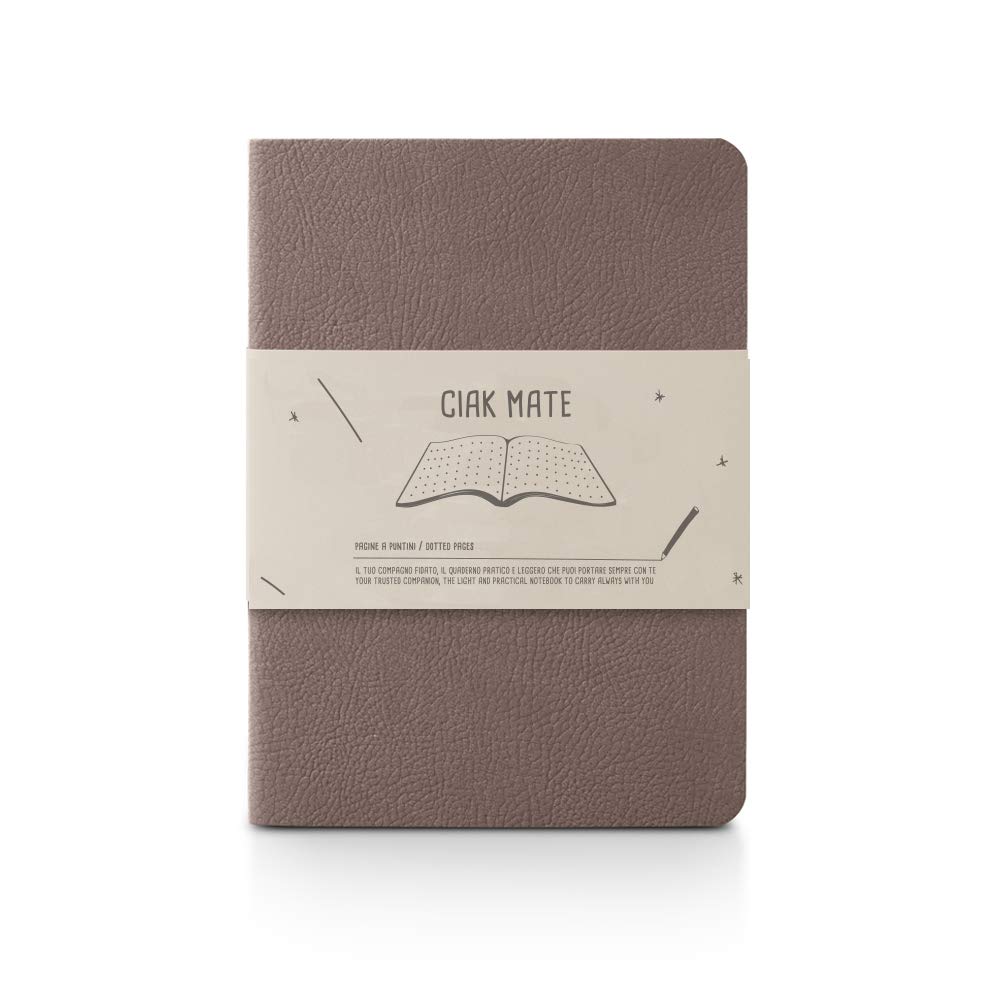 CiakMate Lined Notebook 12 x 17cm Brown