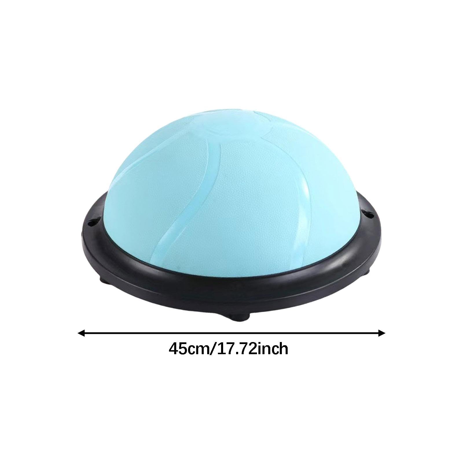harayaa Balance Ball Allenamento Corpo Intero con Base Antiscivolo Emisferica E Bande Elastiche Pompa Inclusa Materiale PVC PP TPE Resistente Adatto per Eserc
