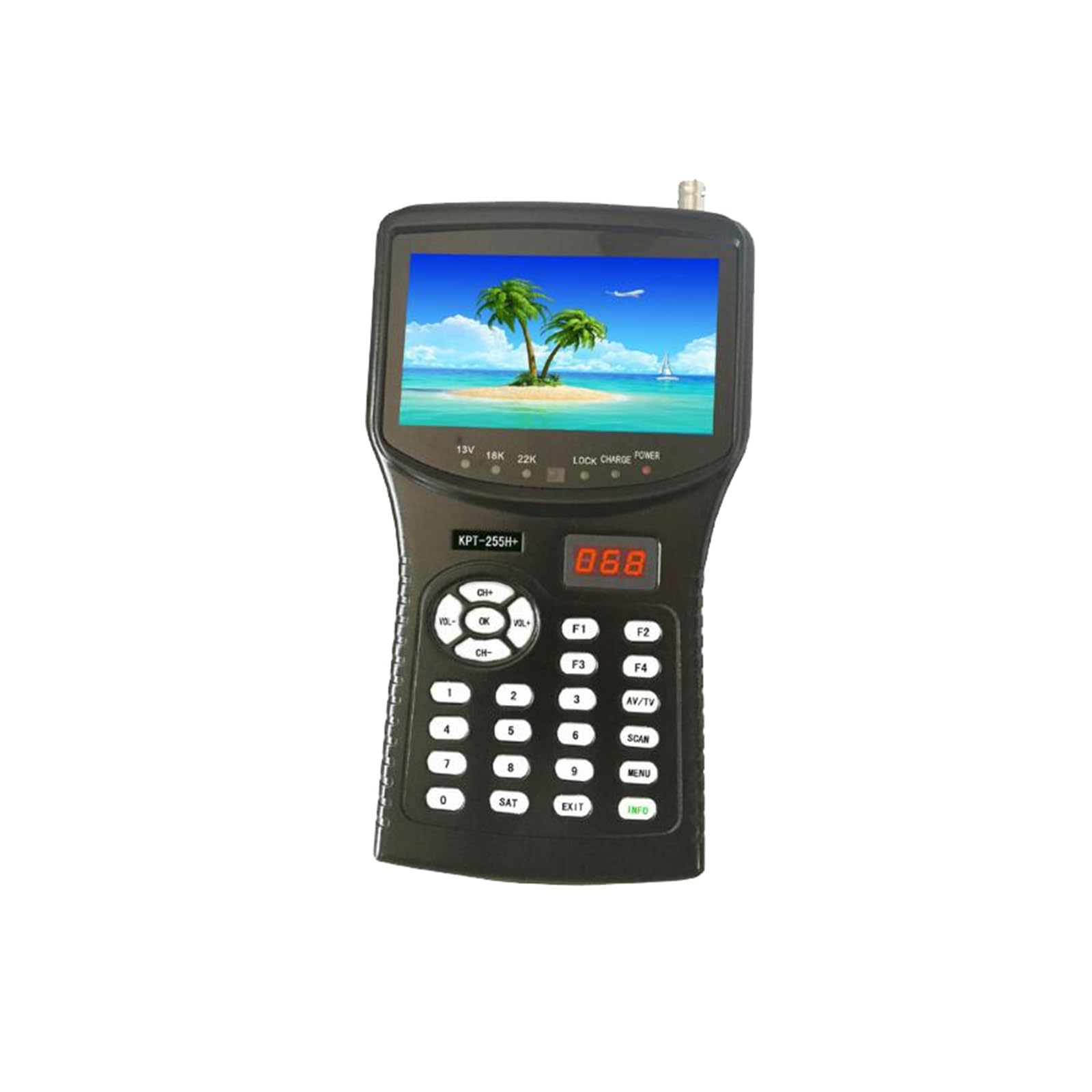 KPT-255H+ Satellitenfinder Dekodierung HD Signal DVB-S/S2 MPEG4 Satellitenempfänger
