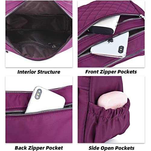 Hobo Bags for Women Casual Quilted Crossbody Purse Waterproof Shoulder Messenger Bag Lightweight Pocketbooks4