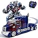 HEBXMF Transformers Optimus Prime Autobot con arma Giocattoli RC Telecomando Deformazione per auto Robot 360 ° Velocità alla deriva ABS Auto acrobatica Bambini Ragazzi Ragazze Compleanno Regalo di Nat