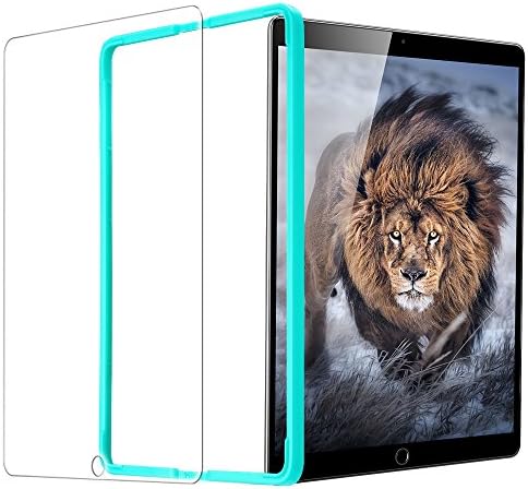 ESR Screen Protector for The iPad 2018 9.7 inch, [Easy Installation Frame], 9H Hardness HD Clear Premium Tempered Glass Screen Protector for The iPad 2018/2017/iPad Air 2/iPad Air/iPad Pro 9.7