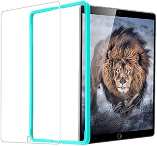 ESR Screen Protector for The iPad 2018 9.7 inch, [Easy Installation Frame], 9H Hardness HD Clear Premium Tempered Glass Screen Protector for The iPad 2018/2017/iPad Air 2/iPad Air/iPad Pro 9.7