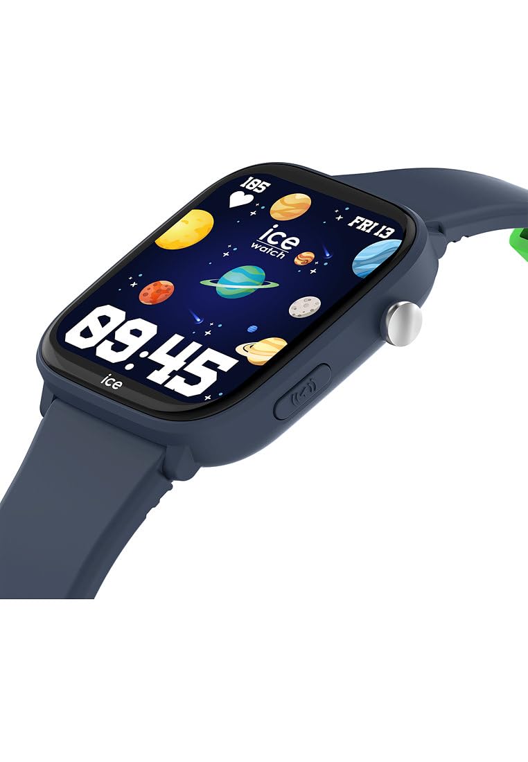 Ice-Watch - ICE smart junior 3.0 Find My - Geolokalisierbare Kinderuhr mit Silikonarmband (1,75 Zoll) - FIND MY-kompatibel, Ohne Abo und ohne SIM-Karte