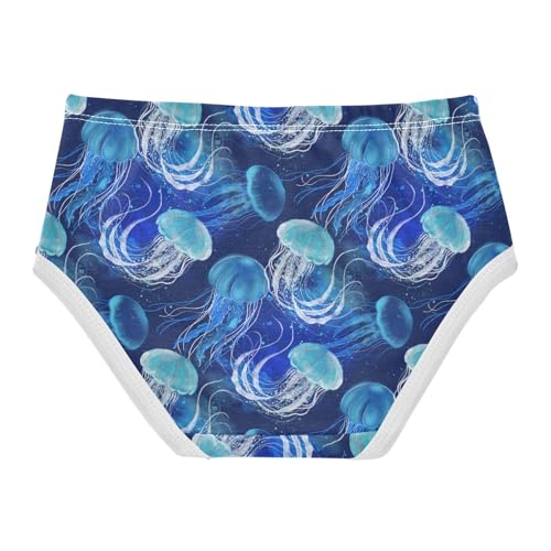 Girls Underwear Soft Cotton Jellyfish Kids Panties in Sizes 2/3t, 4t, 5t, 6 and 82