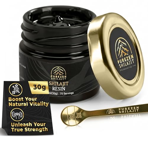 Pure Himalayan Shilajit Resin (30g) | 75%+ Fulvic Acid, 85+ Trace Minerals from 17,000 ft Himalayas...