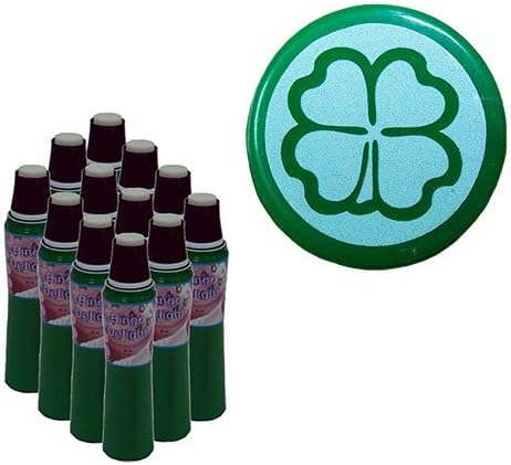 Power Dot One Dozen Bingo Delight Green Clover Bingo Dauber