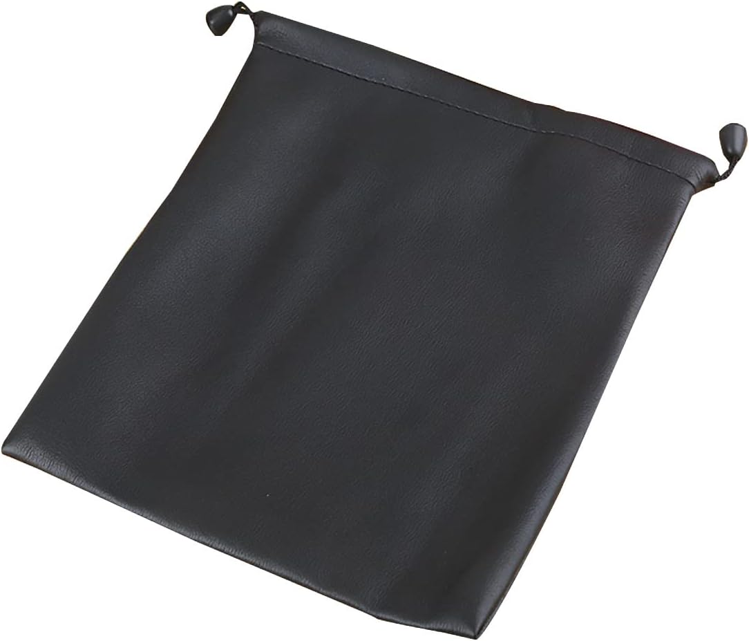 Earphone Pouch Portable Headphone Storage Bag,Waterproof PU Leather Headphone Protection Bag