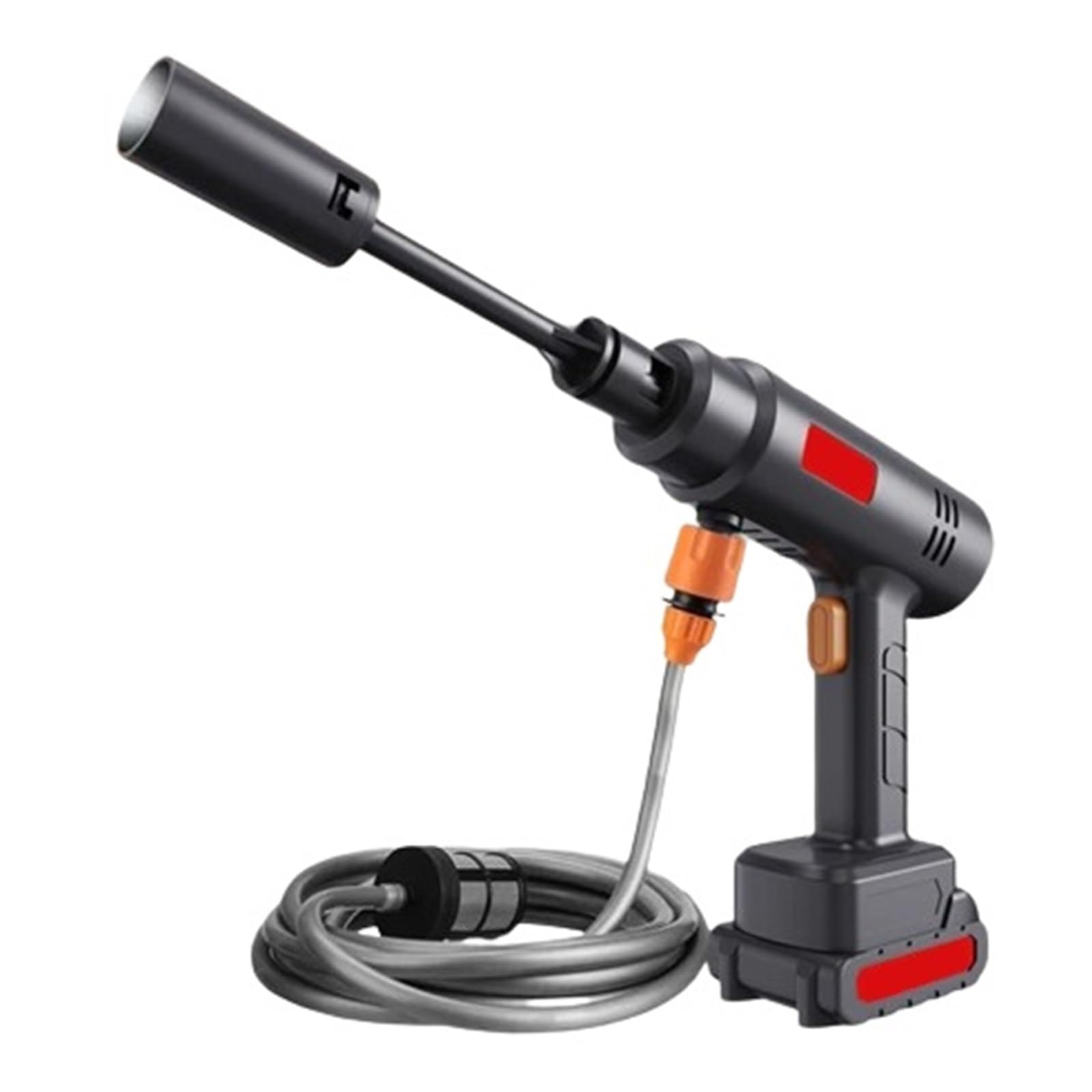 Pistolet d'arrosage avec embout multi-jets, Nettoyeur haute pression sans fil, lavage de voiture, jardin, 500W, 60bar, 40/80wh(40Wh)