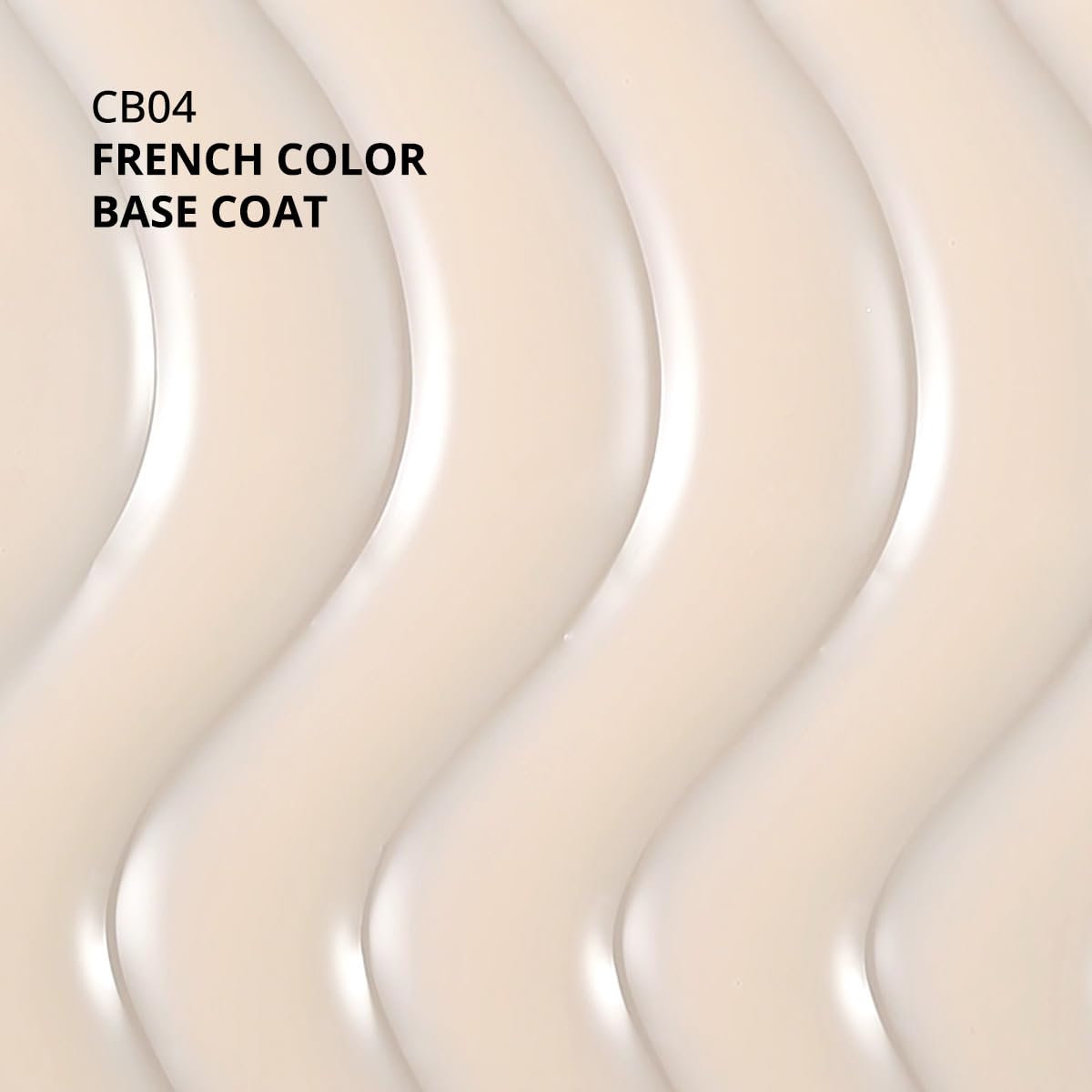 Kalıcı Oje French Color Base Coat CB04, Açık Bej, 10 ml